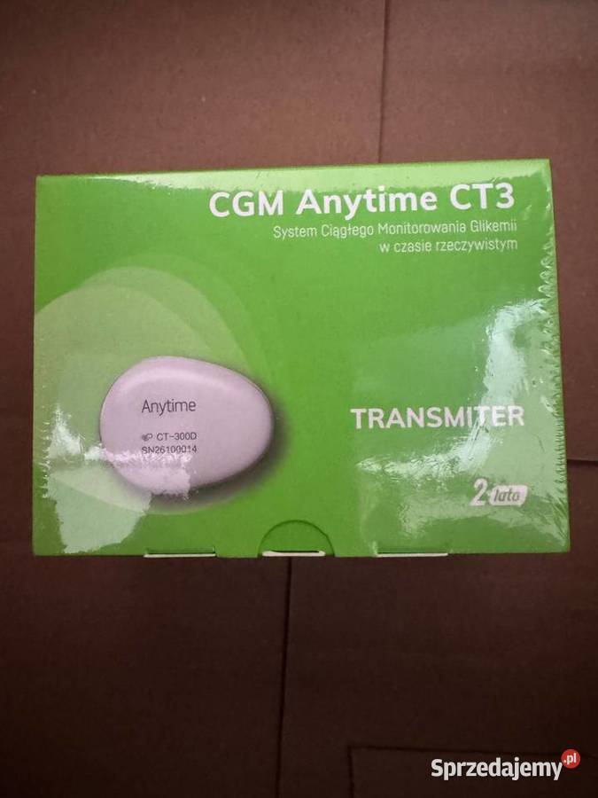 Transmiter CGM Anytime CT3 Genexo monitorowanie Dąbie sprzedam
