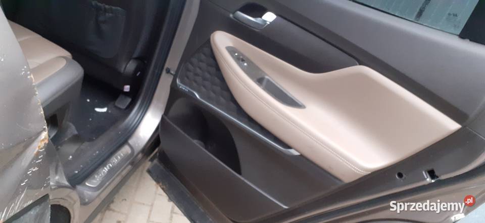 Tylna kanapa isofix Skóra jasna SantaFe Lublin