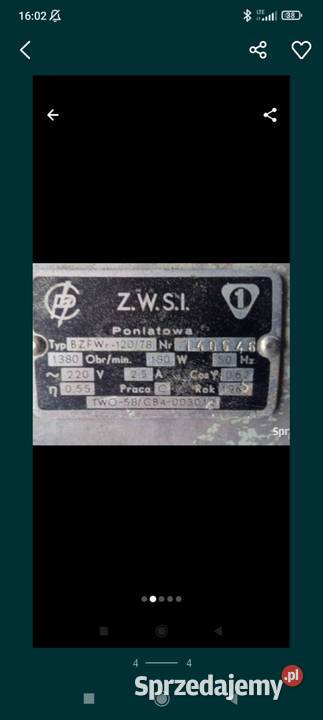 Stary zabytkowy silnik elektryczny PRL sprawny mazowieckie Jasieniec