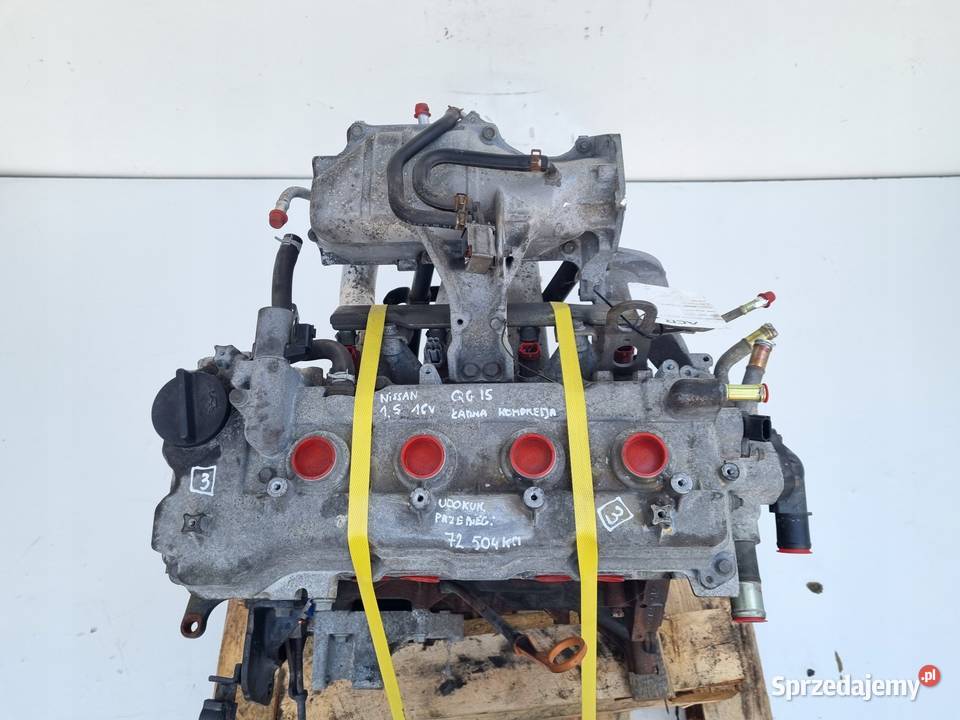 SILNIK KOMPLET Nissan Almera N16 15 16V Rudka