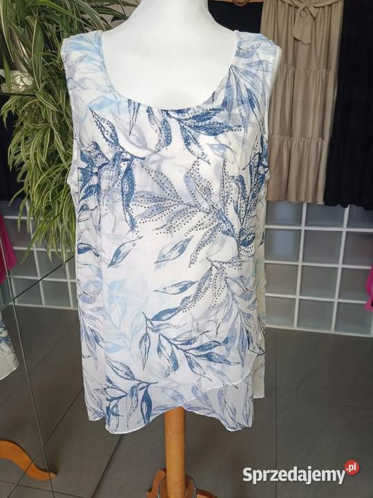 Bluzka damska szyfonowa z cekinami Rozmiar XL Wieluń