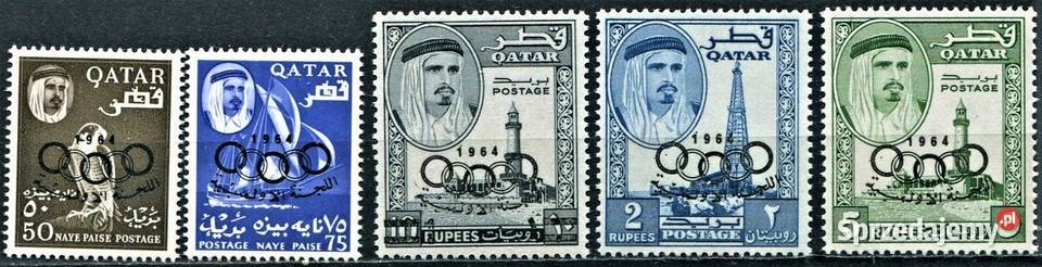 KATAR 1964Olimoiada w Tokio MNH WYSYŁKA Człuchów