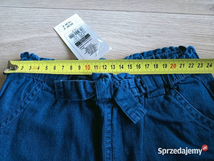 Spodnie jeansowe dziecięce cienkie granatowe 92 Płock sprzedam