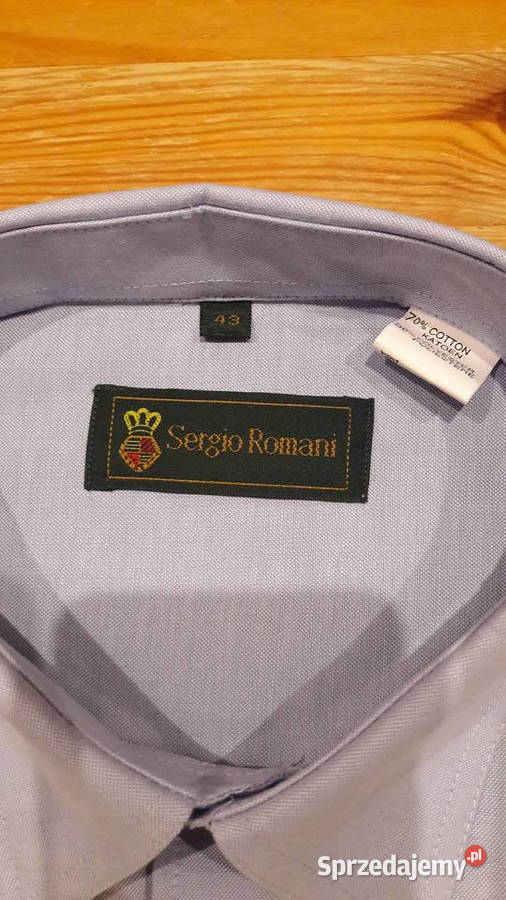 Koszula z długim rękawem Sergio Romani NOWA Moda i Styl Głuchołazy