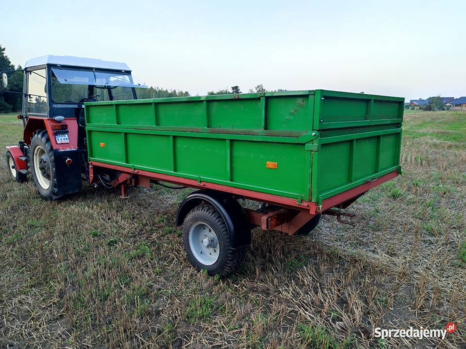 Przyczepa rolnicza jednoosiowa wywrotka Głowno