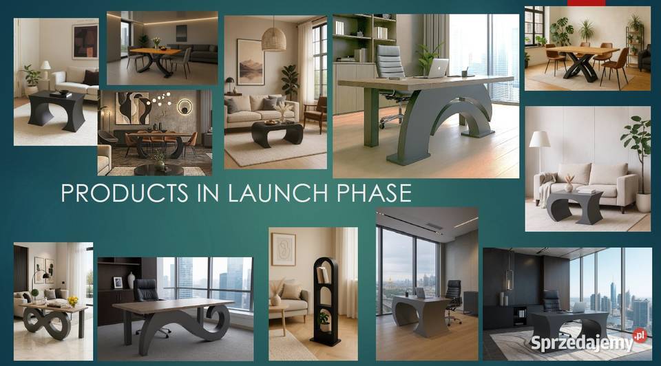 Noga do stołu 3D rama pająk stolika meble Jeżowe