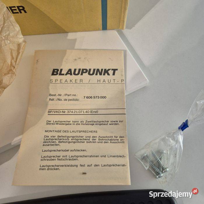 Fabrycznie Nowy Głośnik Blaupunkt w pudełku Koszalin