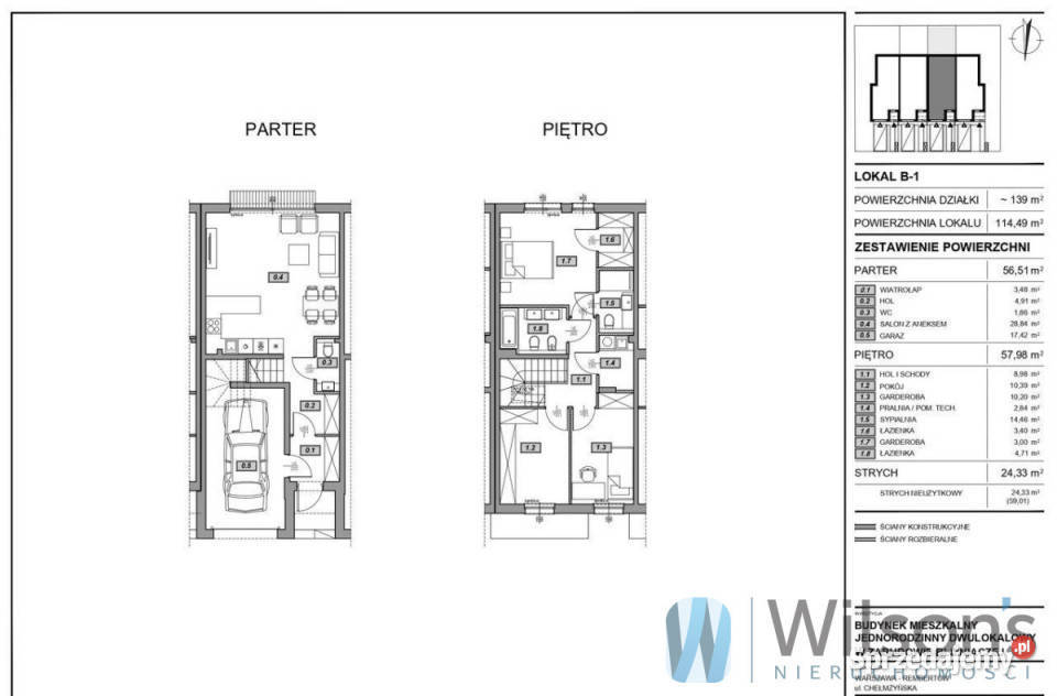 Dom wolnostojący Warszawa 10418m2 Rok budowy 2025 Sprzedaż