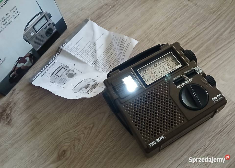 TECSUN GR88 radioodbiornik globalny przenośny MW