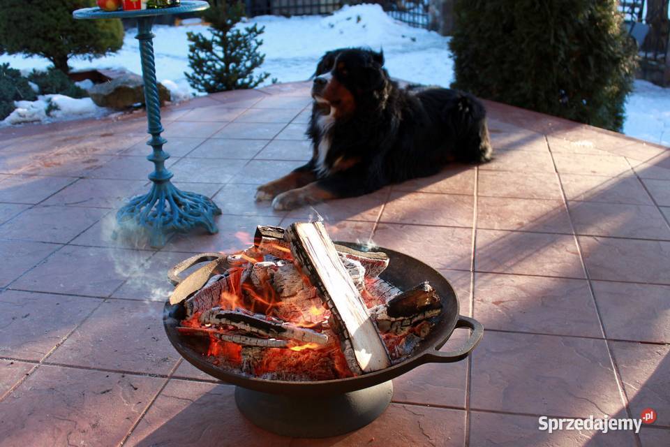 Palenisko ogrodowe żeliwne kociołek producent Gołdap