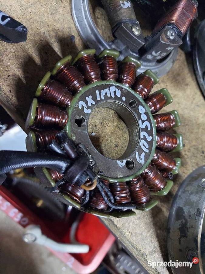 Kawasaki GPZ 500 iskrownik alternator stojan Stojany dolnośląskie Jelenia Góra