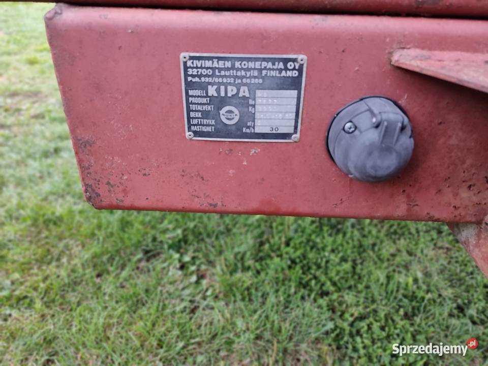 Przyczepa 35 ton kiper tył firmy kippa Nowa Słupia