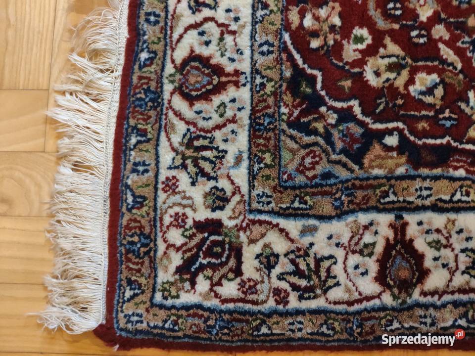 Wełniany ręcznie tkany perski dywan dywanik 87 X Kraków