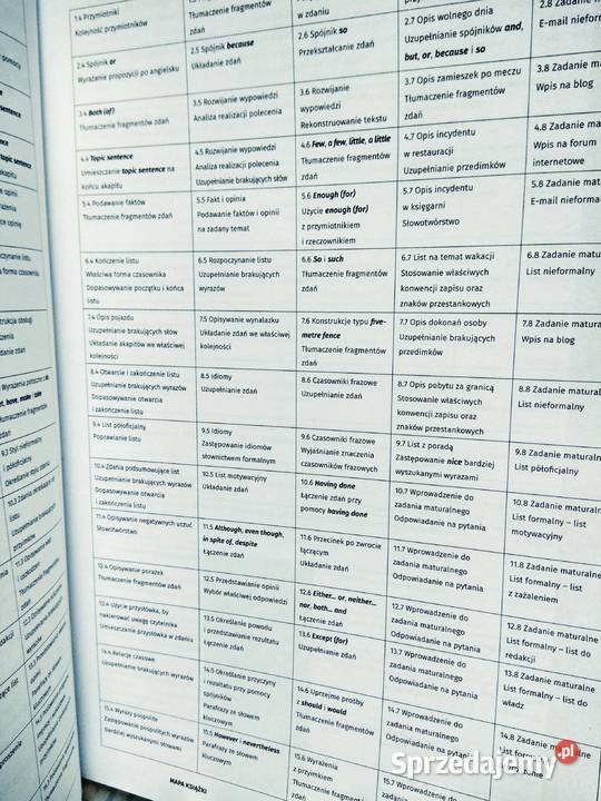 Writing for matura Polonsky książki kursy mazowieckie Warszawa