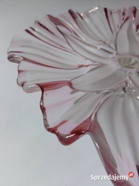 szklana patera Walther Glas Sylvia Satin Rose Patery śląskie Częstochowa sprzedam
