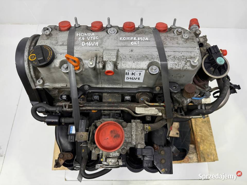SILNIK D16V1 Honda Civic VII 16 VTEC 110 benzyna Chełm