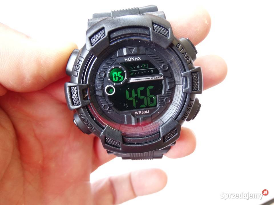 Duży zegarek wojskowy elektroniczny cyfrowy męskie Gorzów Wielkopolski sprzedam