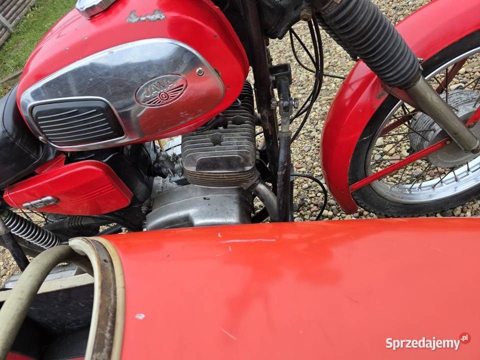 Motocykl Jawa 350634 1983 z koszem bocznym
