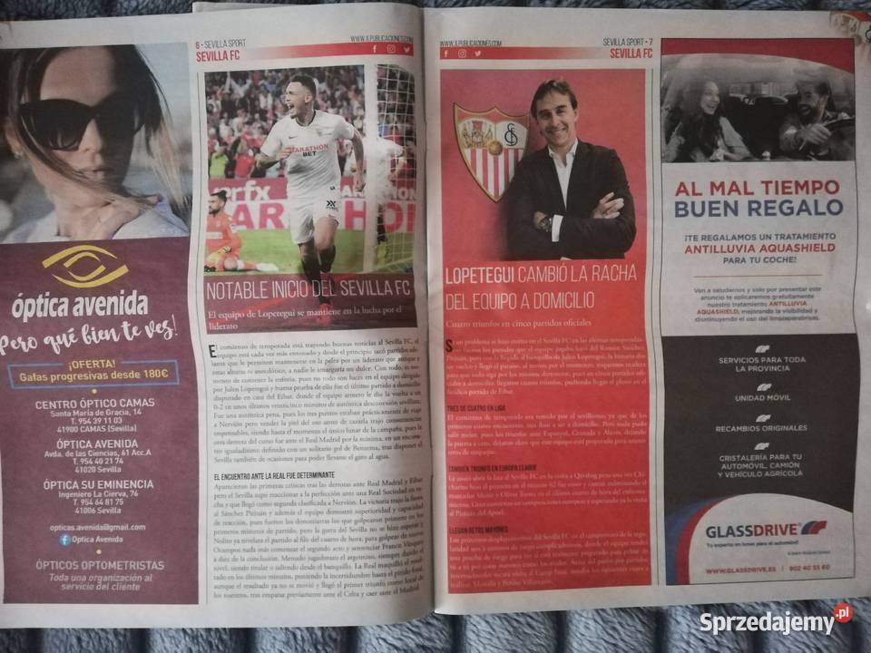 Magazyn piłkarski Sevilla Sport Wronki