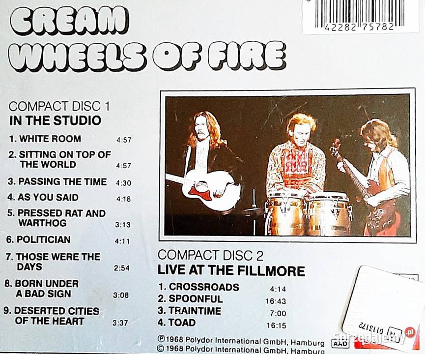 Album CD Wielkiego Gitarzysty ERIC CLAPTON Poznań