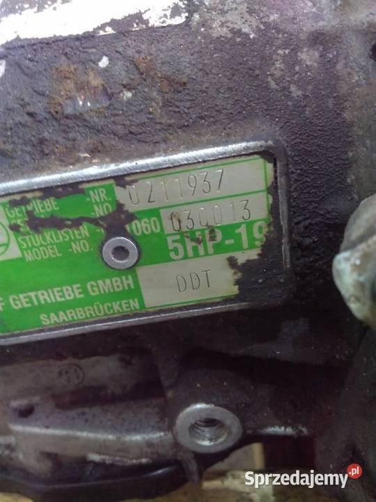 SKRZYNIA BIEGÓW AUTOMATYCZNA 5HP16 DDT 18 T 20V świętokrzyskie