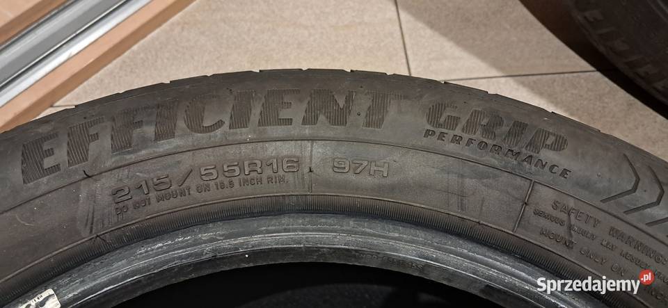 OPONY LETNIE 21555R16 GOODYEAR Efficient Grip Samochodowe Gdynia sprzedam