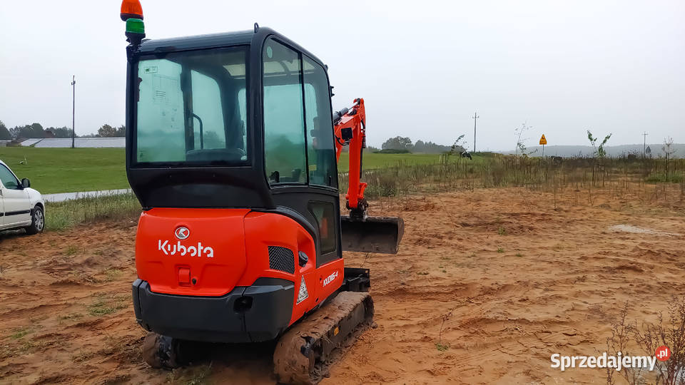 Kubota KX0164 minikoparka 2019 r 1902 mtg Maszyny budowlane łódzkie Piotrków Trybunalski