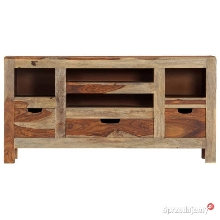 Szafka szara 100x30x50 z litego drewna sheesham Pozostałe Warszawa