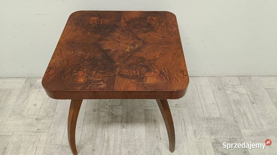 halabala stolik kawowy ława art deco orzech Radomsko