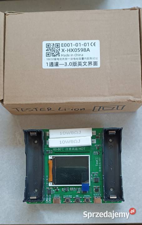 Tester LCD Pojemności i Rezystancji Akumulatorów Wrocław sprzedam