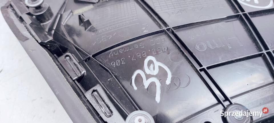 BOCZEK DRZWI P T AUDI A6 C7 4G0867306 SKÓRA 39 Przystajń