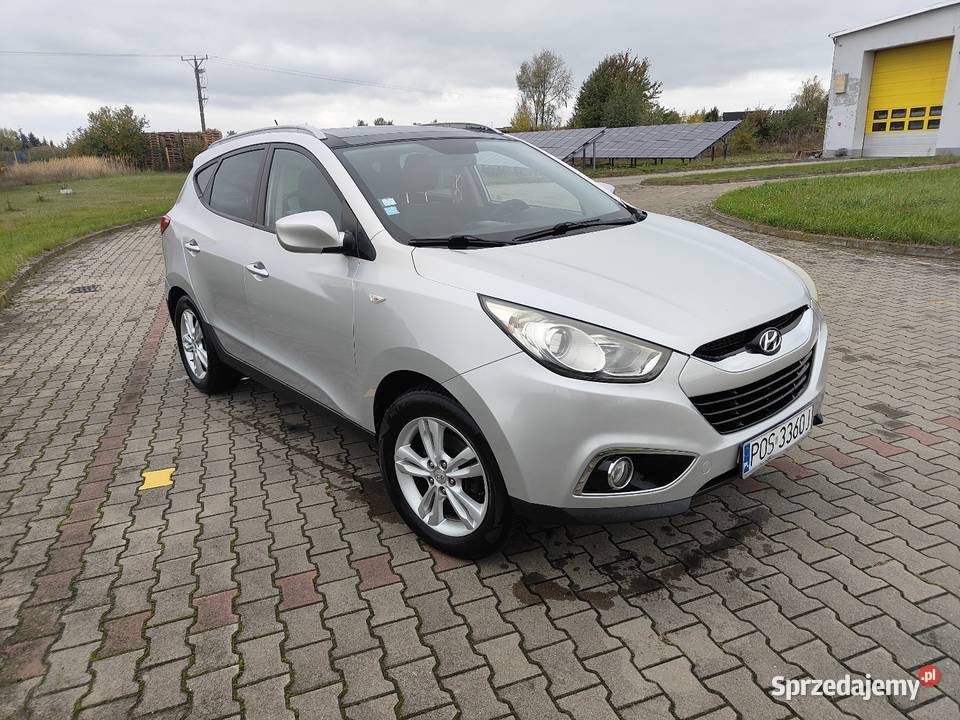 Hyundai ix35 17 crdi panorama klima tempomat wielofunkcyjna kierownica Łąkociny