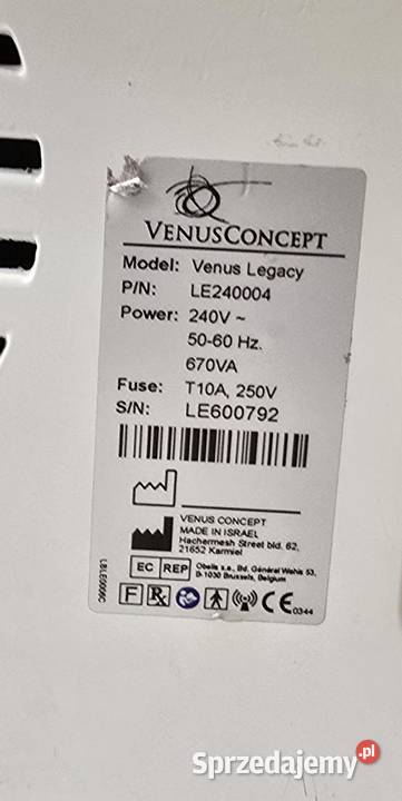 Sprzedam urządzenie Venus Legacy śląskie Wodzisław Śląski