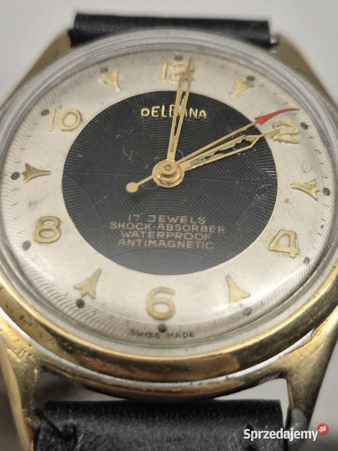 Zegarek Delbana vintage Swiss Chorzów