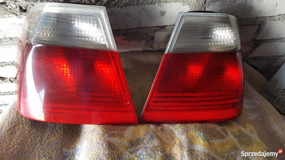 Lampy Tyl Bmw E46 Biale Kierunki Sedan Okazja Płock