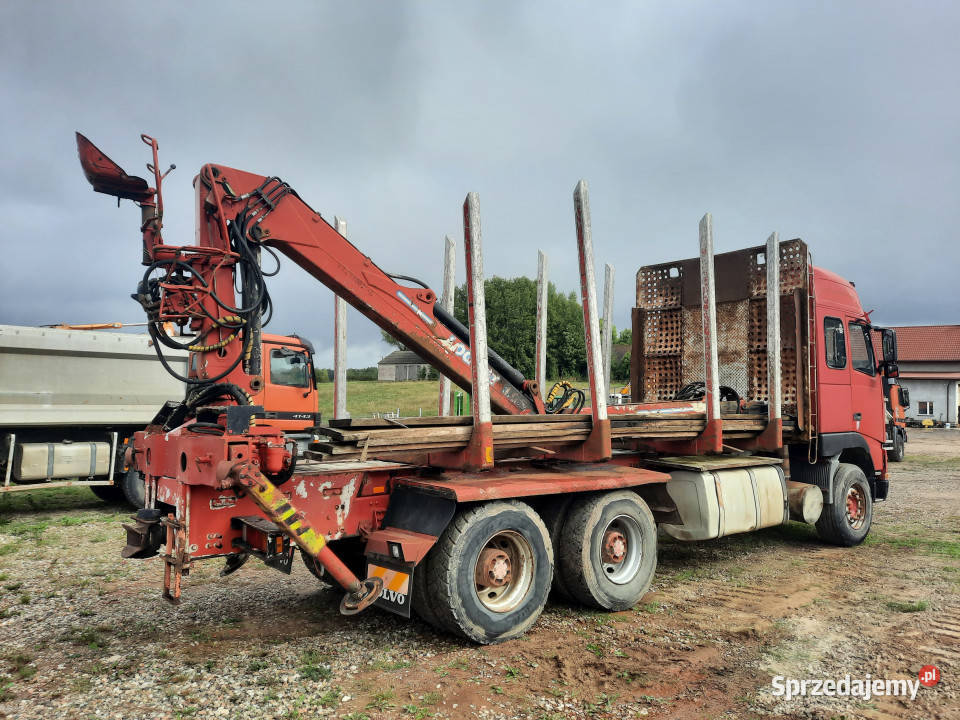 Samochód ciężarowy VOLVO FH12 6x4 zwolnica pełen diesel Augustów