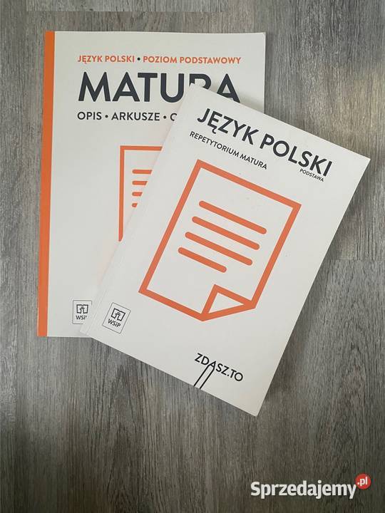 Podręcznik plus arkusze z języka polskiego