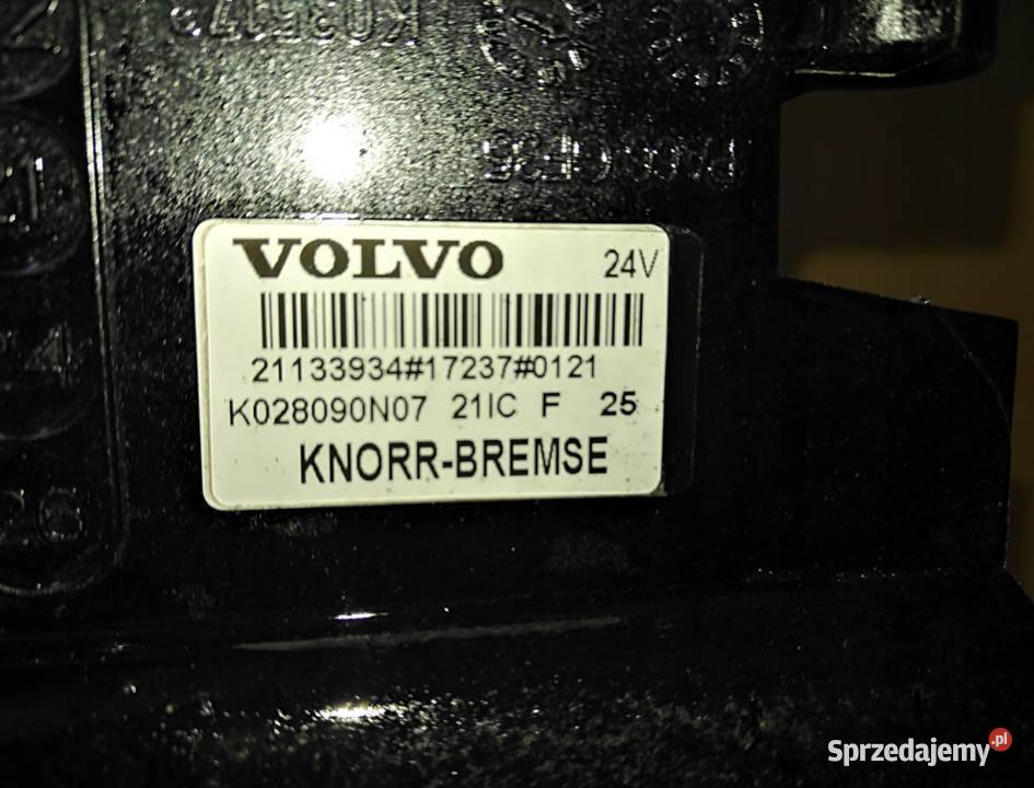 VOLVO FH4 ZAWÓR PODUSZEK ECAS 21133934 ciężarowe Kargowa