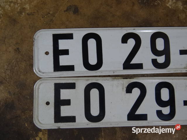 blachy rejestracje Trabant Wartburg IFA org DDR osobowe Żary sprzedam