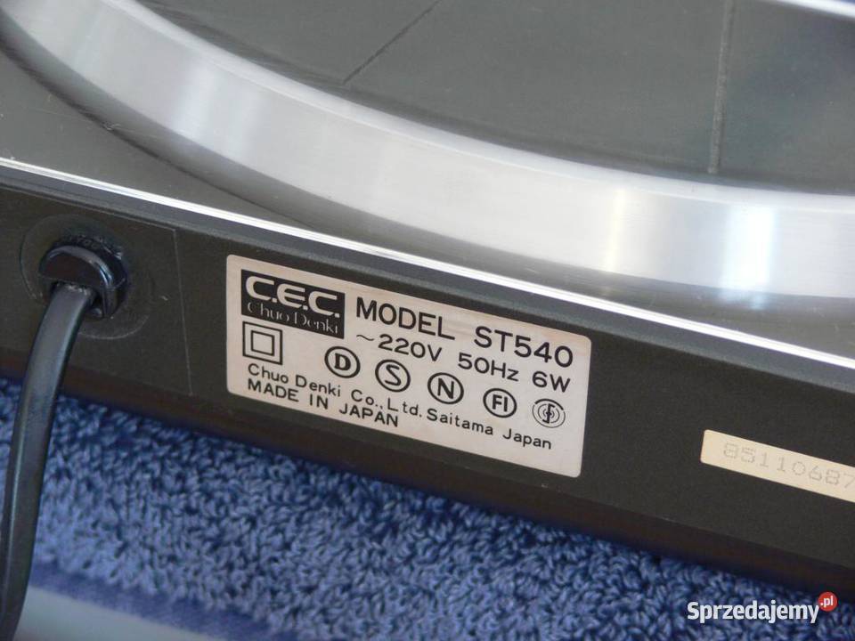 Gramofon CEC ST540 automat WYSYŁKA podkarpackie Jasło sprzedam