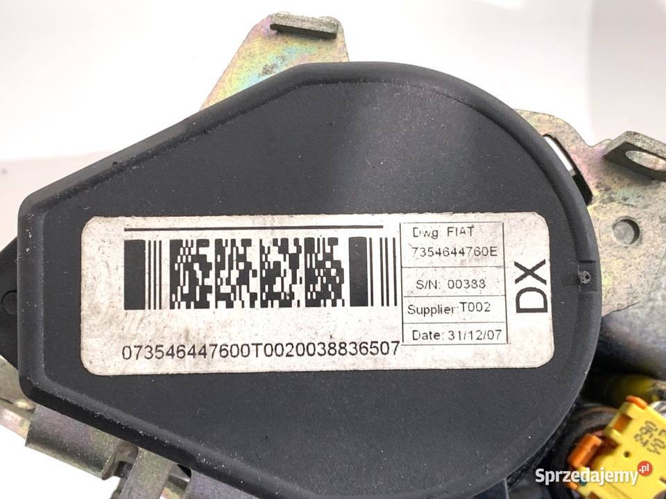 PAS BEZPIECZEŃSTWA PRAWY PRZÓD CITROEN NEMO sprzedam