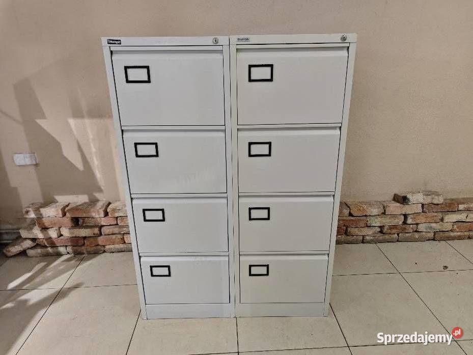 Szafa kartotekowa stalowa 4 szuflady pełny wysuw Pszczyna