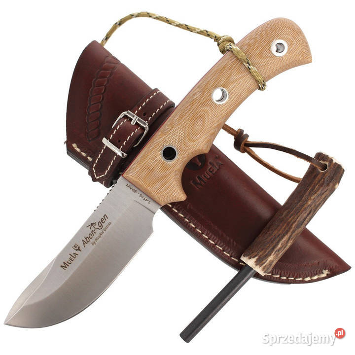 Nóż Muela Aborigen12D Desert Canvas Micarta Warszawa