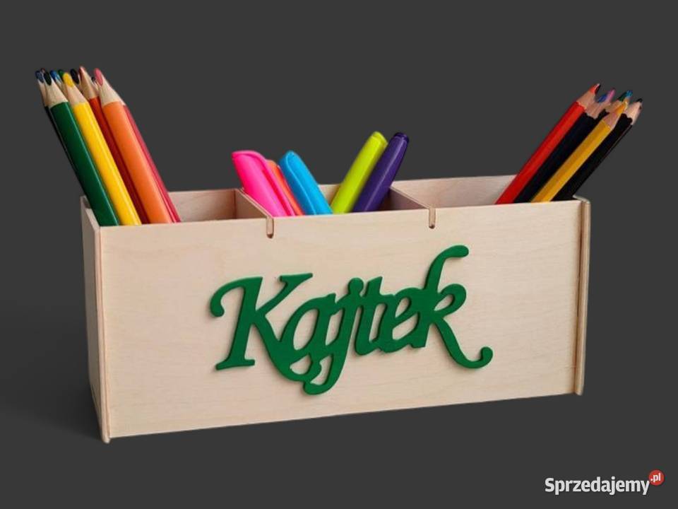 Organizer na kredki przybory szkolne na biurko Chomranice