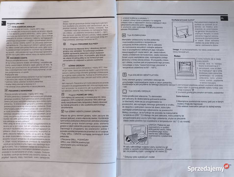 Kuchenka gazowa z elektrycznym piekarnikiem wolnostojące Kuchenki i piekarniki sprzedam