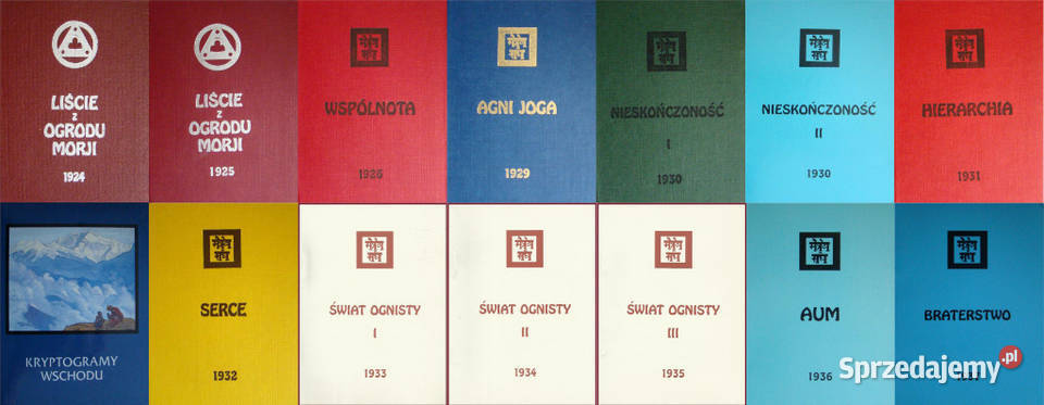 Księgi Żywej Etyki (Agni Joga) komplet z lat 1990.