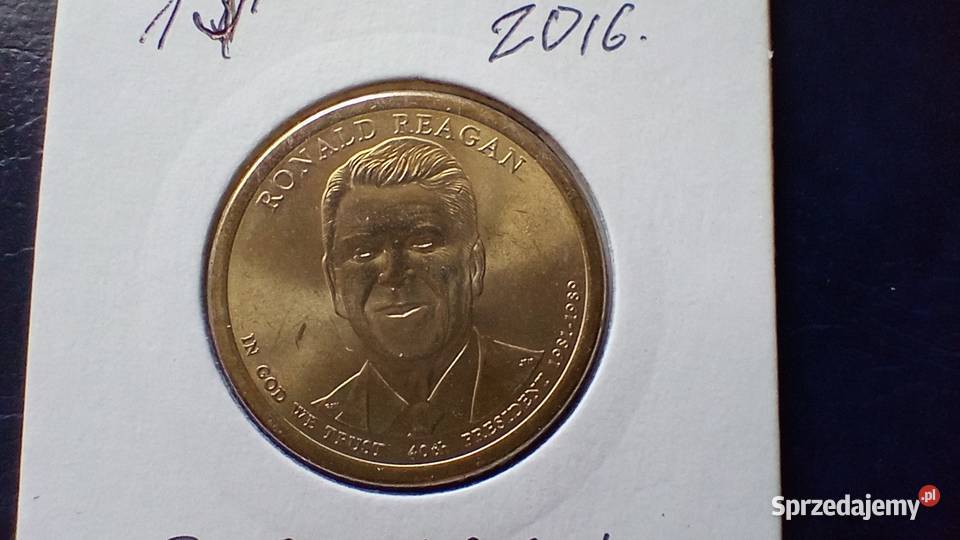 Stare monety 1 dolar 2016 Reagan USA podkarpackie Lesko sprzedam