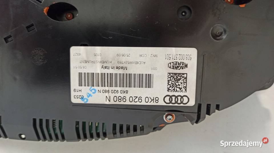LICZNIK ZEGAR A4 B8 ALLROAD 8K0920980N RHD