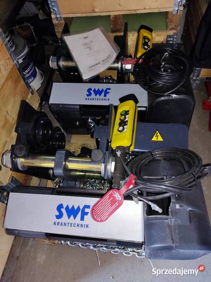 Nowy wciągnik łańcuchowy SWF Krantechnik 5000 z Nowa Wieś