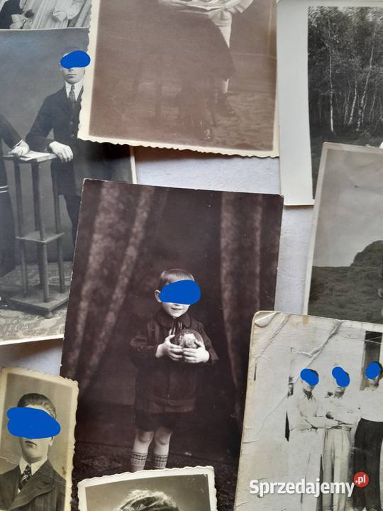 Stare przedwojenne zdjęcia zestaw 29 sztuk Dąbrowa Górnicza